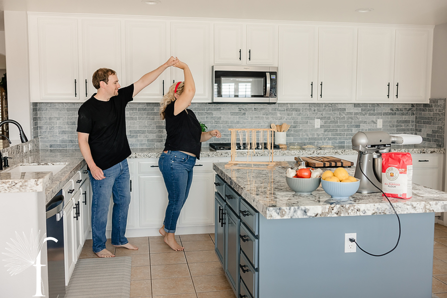 At-Home Cooking Engagement | Casey & Nathan 
