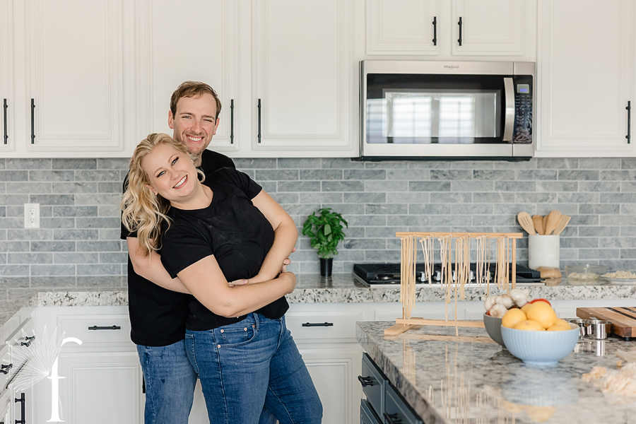 At-Home Cooking Engagement | Casey & Nathan 