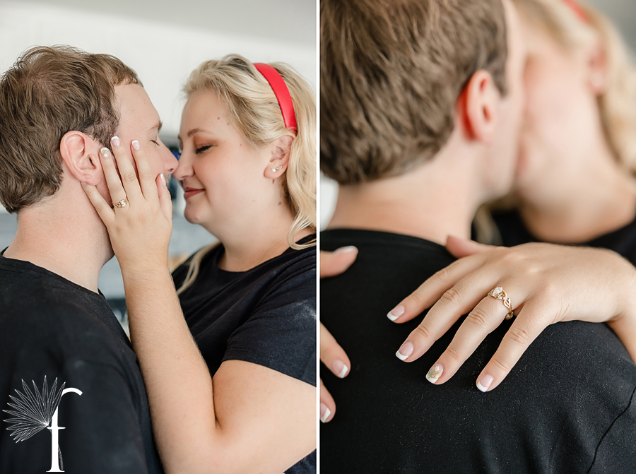 At-Home Cooking Engagement | Casey & Nathan 