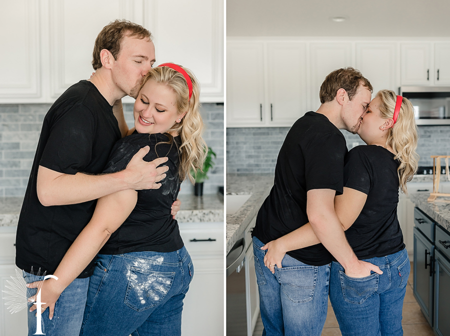 At-Home Cooking Engagement | Casey & Nathan 