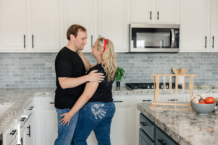 At-Home Cooking Engagement | Casey & Nathan 