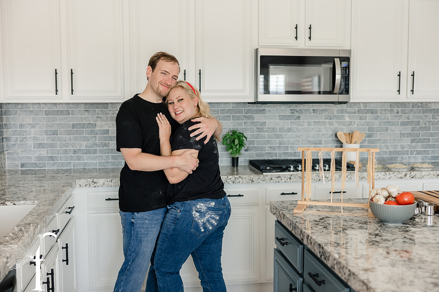 At-Home Cooking Engagement | Casey & Nathan 