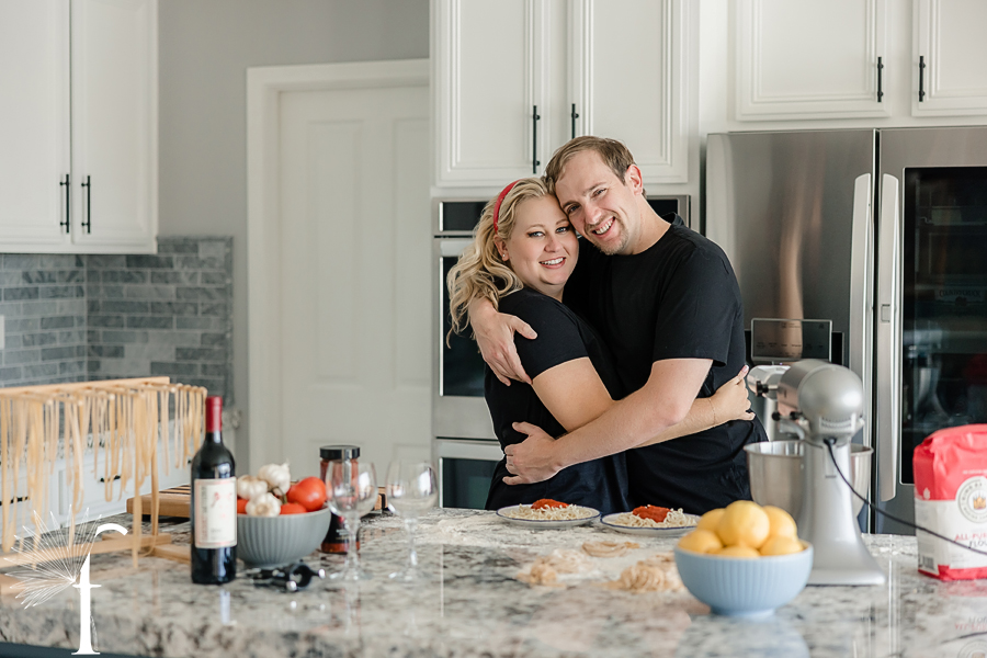 At-Home Cooking Engagement | Casey & Nathan 