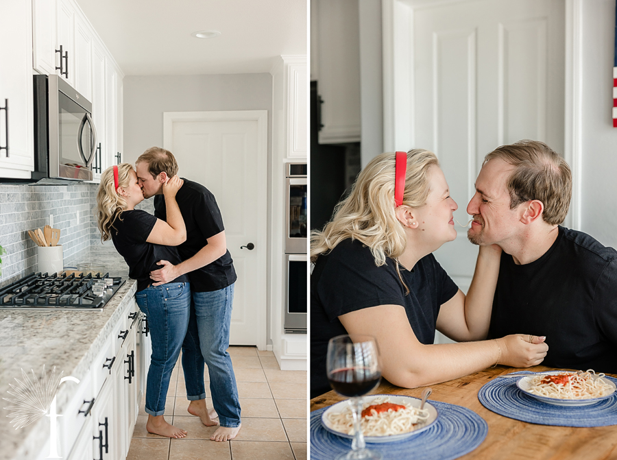 At-Home Cooking Engagement | Casey & Nathan 