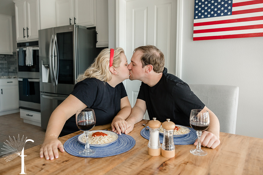 At-Home Cooking Engagement | Casey & Nathan 