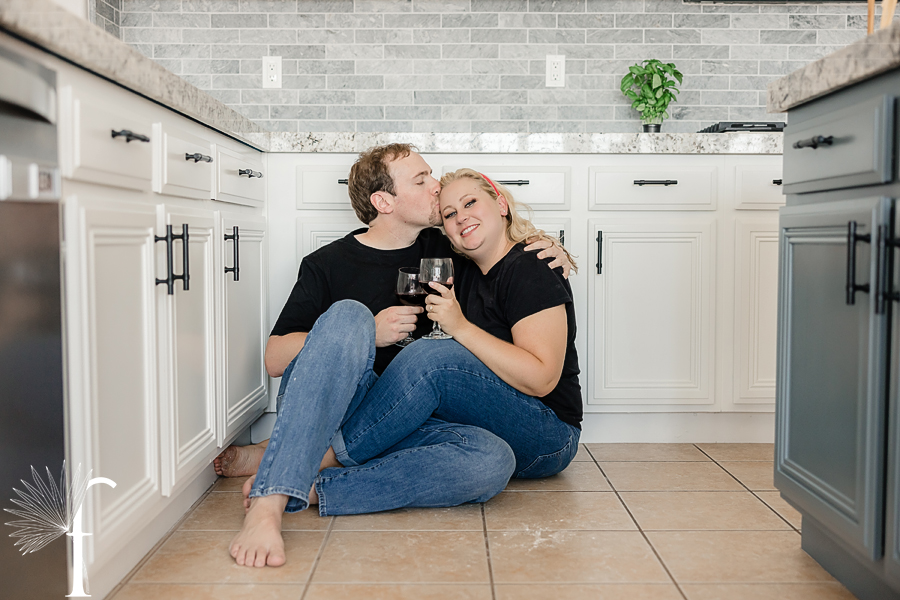 At-Home Cooking Engagement | Casey & Nathan 