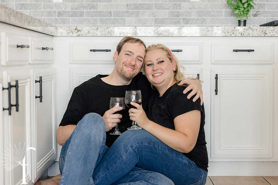 At-Home Cooking Engagement | Casey & Nathan 
