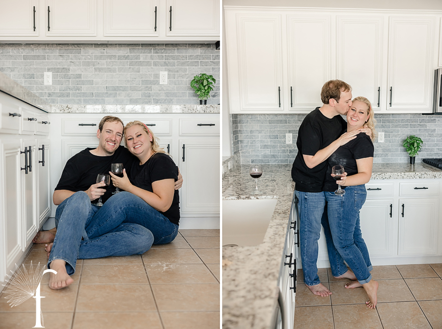 At-Home Cooking Engagement | Casey & Nathan 