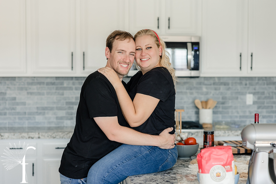 At-Home Cooking Engagement | Casey & Nathan 
