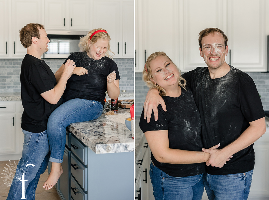 At-Home Cooking Engagement | Casey & Nathan 