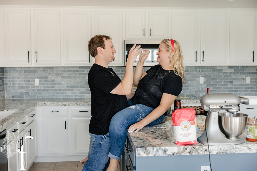 At-Home Cooking Engagement | Casey & Nathan 
