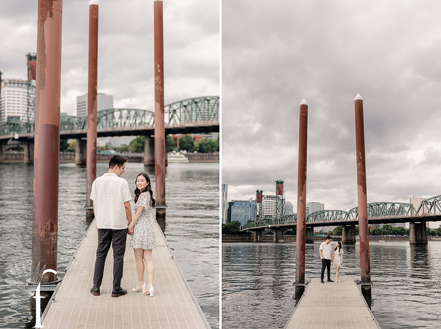 Hoyt Arboretum Oregon Engagement | Jennifer & Alex