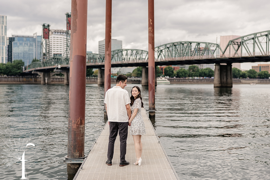 Hoyt Arboretum Oregon Engagement | Jennifer & Alex