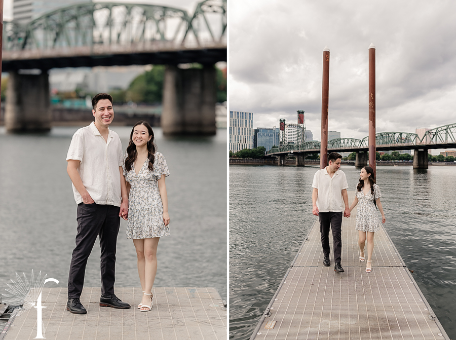 Hoyt Arboretum Oregon Engagement | Jennifer & Alex
