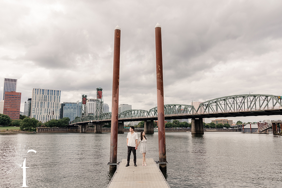 Hoyt Arboretum Oregon Engagement | Jennifer & Alex
