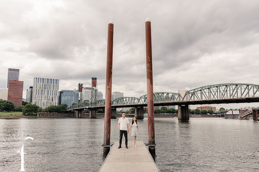 Hoyt Arboretum Oregon Engagement | Jennifer & Alex