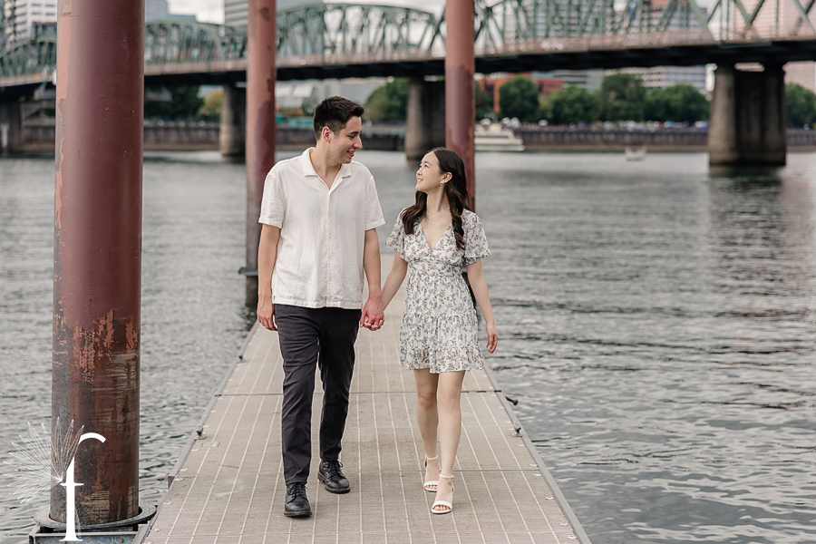 Hoyt Arboretum Oregon Engagement | Jennifer & Alex