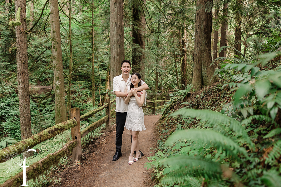 Hoyt Arboretum Oregon Engagement | Jennifer & Alex