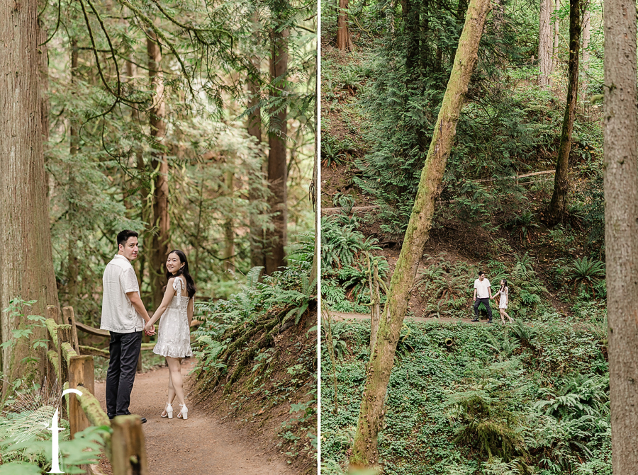 Hoyt Arboretum Oregon Engagement | Jennifer & Alex