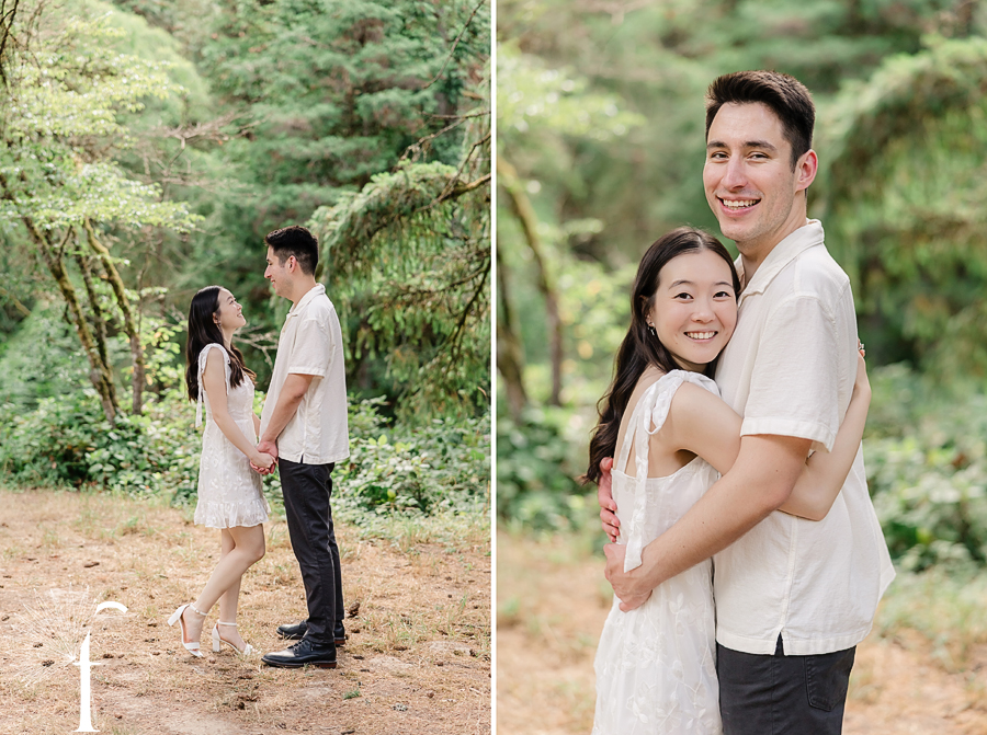 Hoyt Arboretum Oregon Engagement | Jennifer & Alex