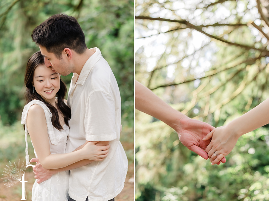 Hoyt Arboretum Oregon Engagement | Jennifer & Alex
