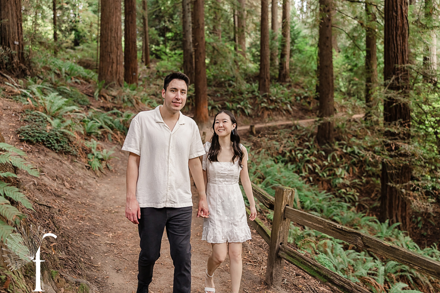 Hoyt Arboretum Oregon Engagement | Jennifer & Alex