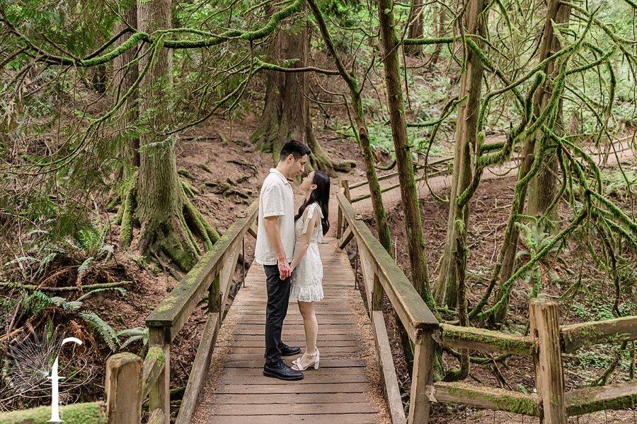 Hoyt Arboretum Oregon Engagement | Jennifer & Alex