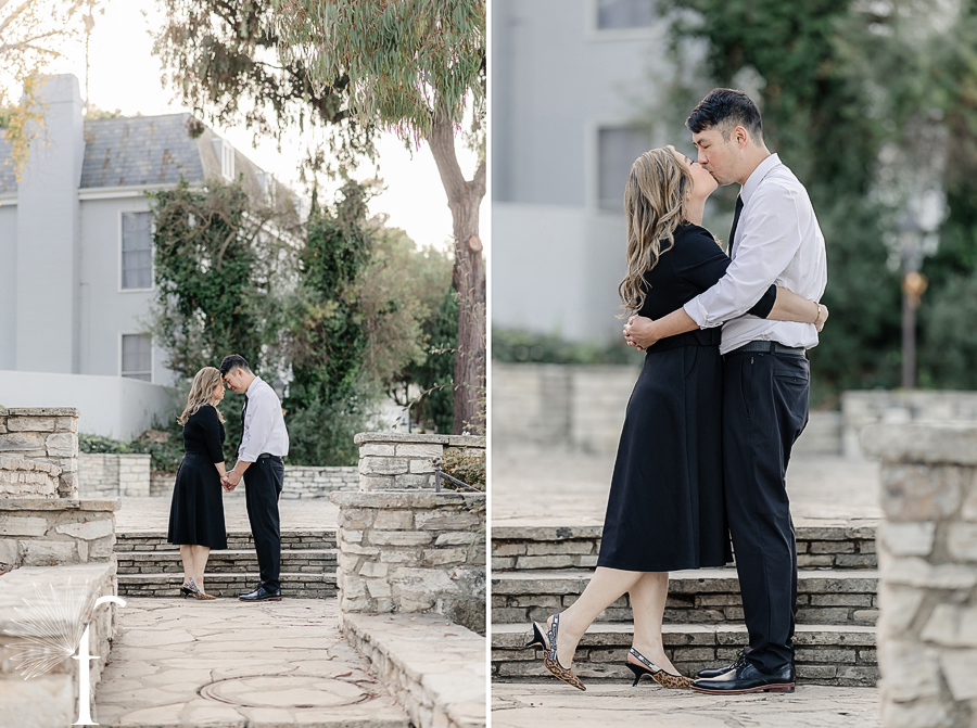 Malaga Cove Library Engagement | Jen & Rich