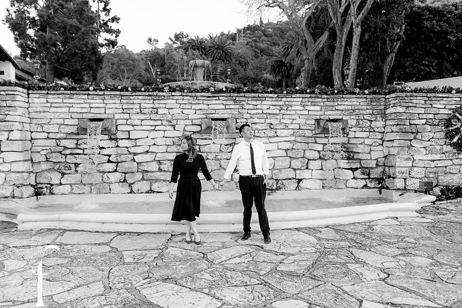 Malaga Cove Library Engagement | Jen & Rich