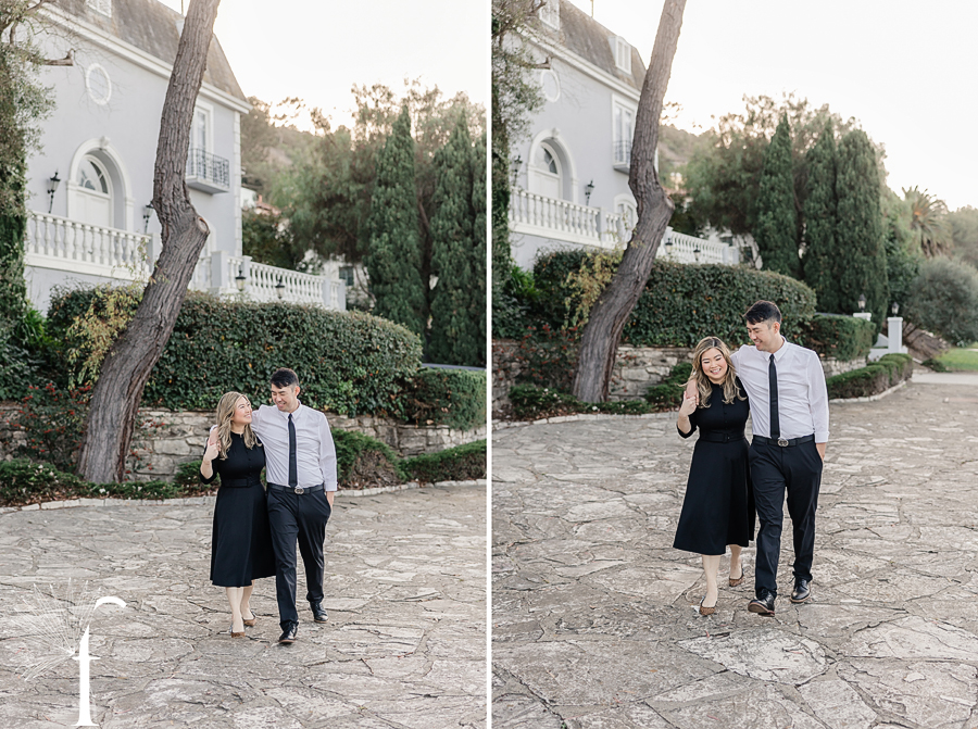 Malaga Cove Library Engagement | Jen & Rich