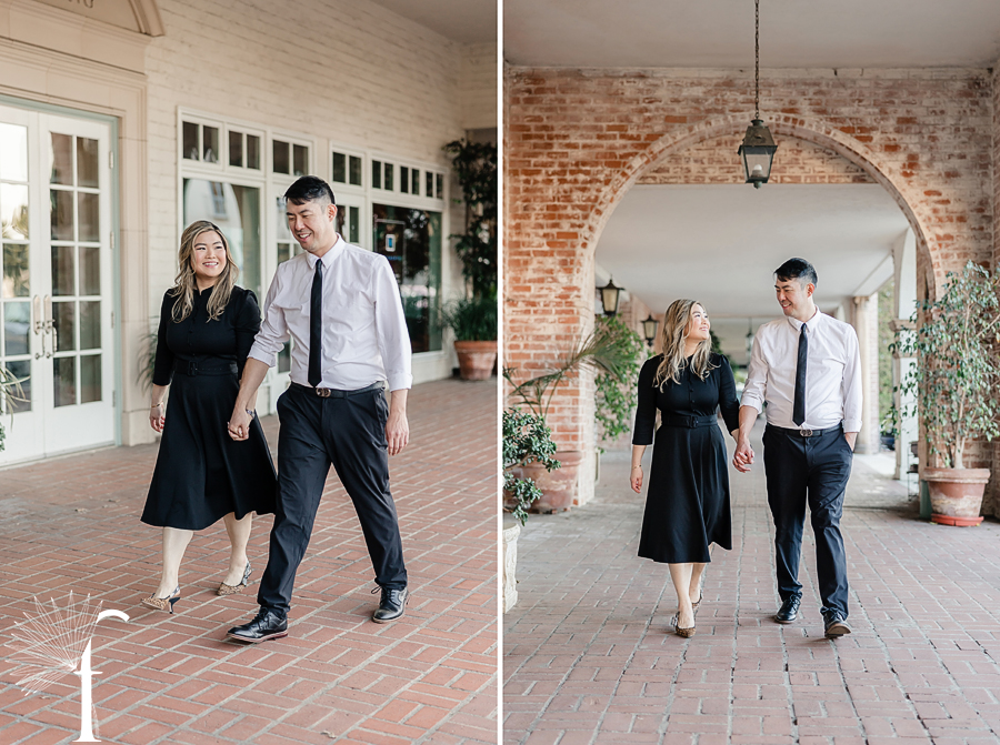 Malaga Cove Library Engagement | Jen & Rich