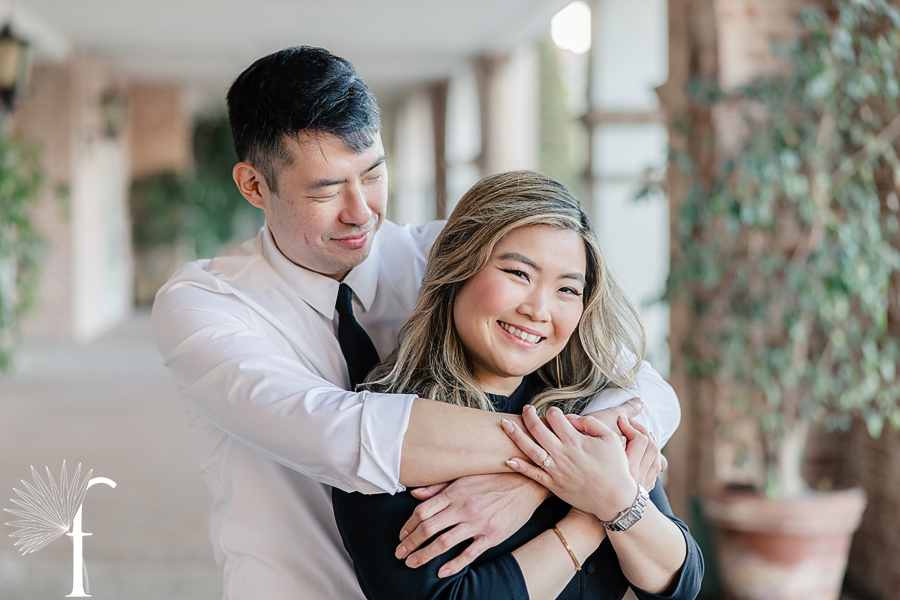Malaga Cove Library Engagement | Jen & Rich