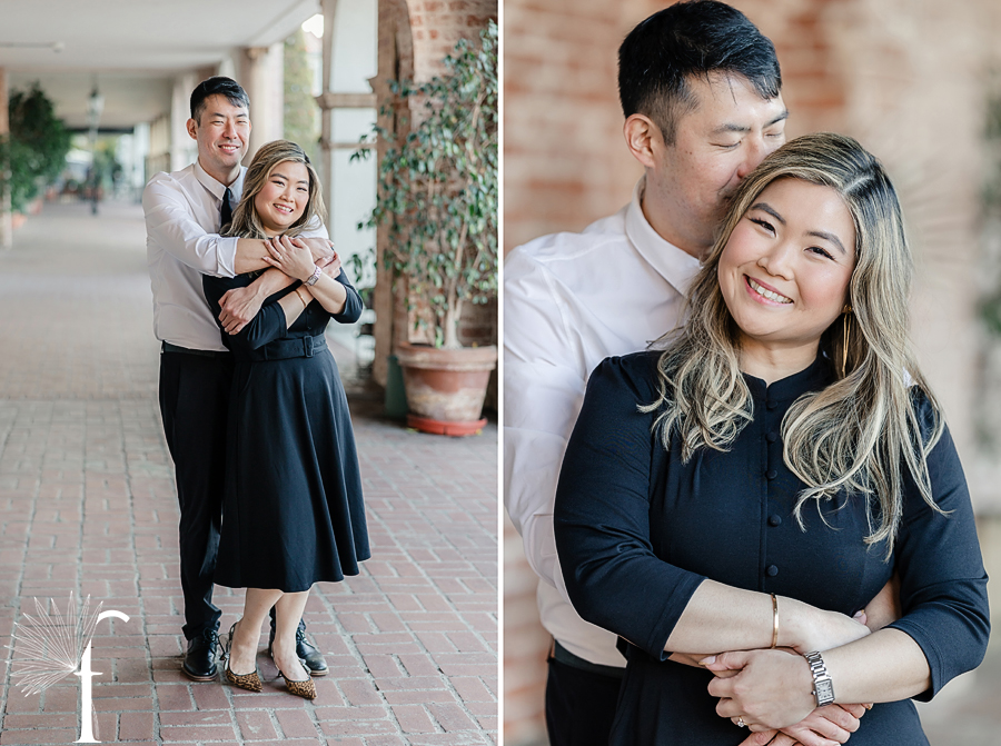 Malaga Cove Library Engagement | Jen & Rich
