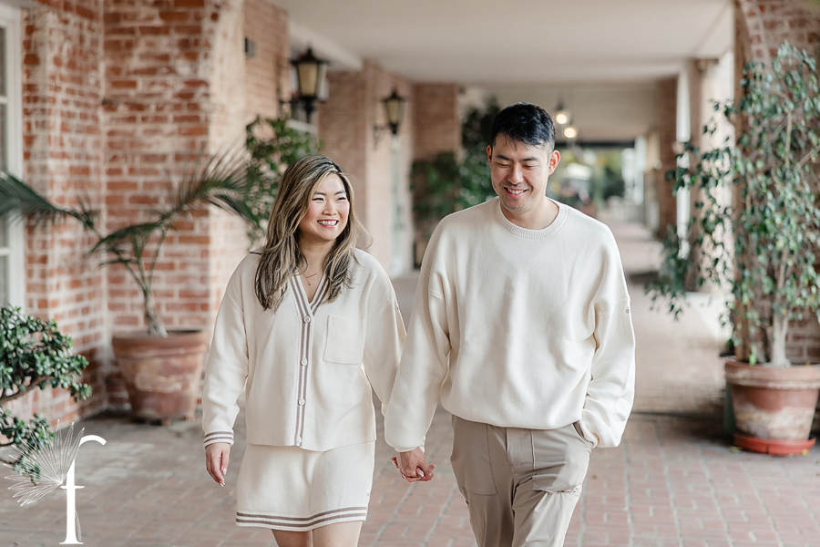 Malaga Cove Library Engagement | Jen & Rich