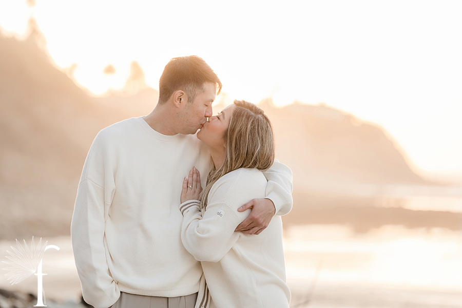 Malaga Cove Library Engagement | Jen & Rich