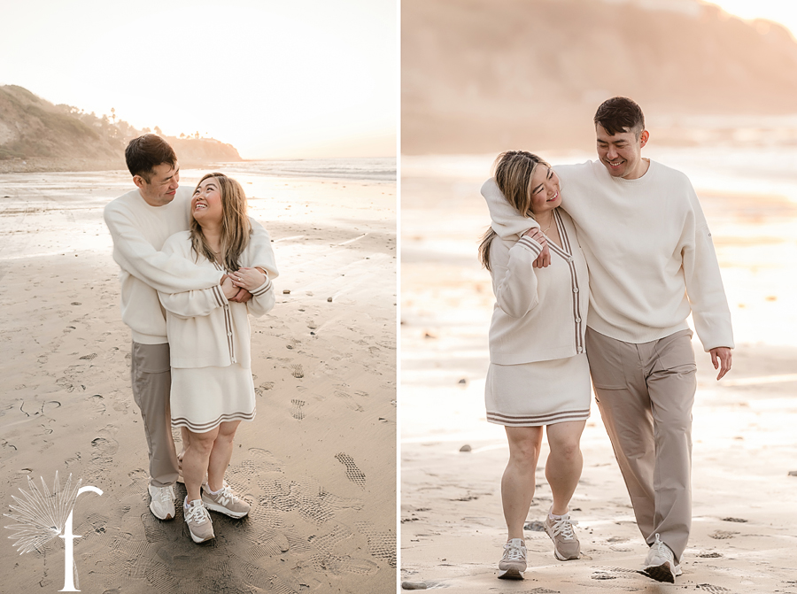 Malaga Cove Library Engagement | Jen & Rich