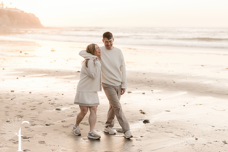 Malaga Cove Library Engagement | Jen & Rich