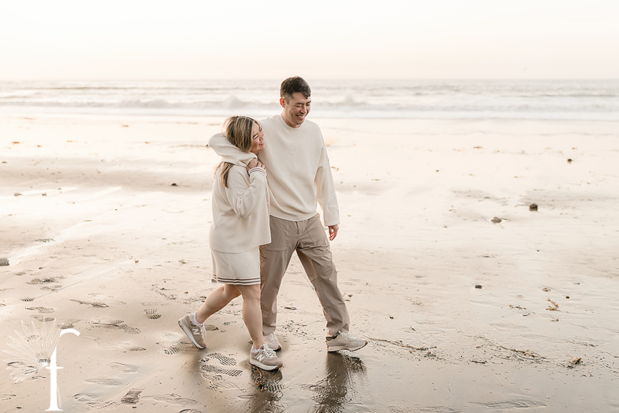 Malaga Cove Library Engagement | Jen & Rich