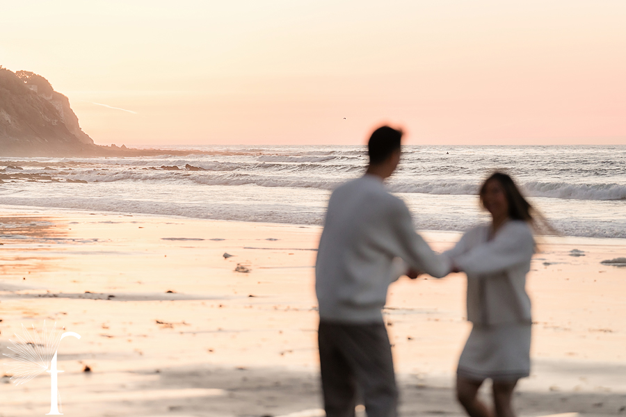 Malaga Cove Library Engagement | Jen & Rich