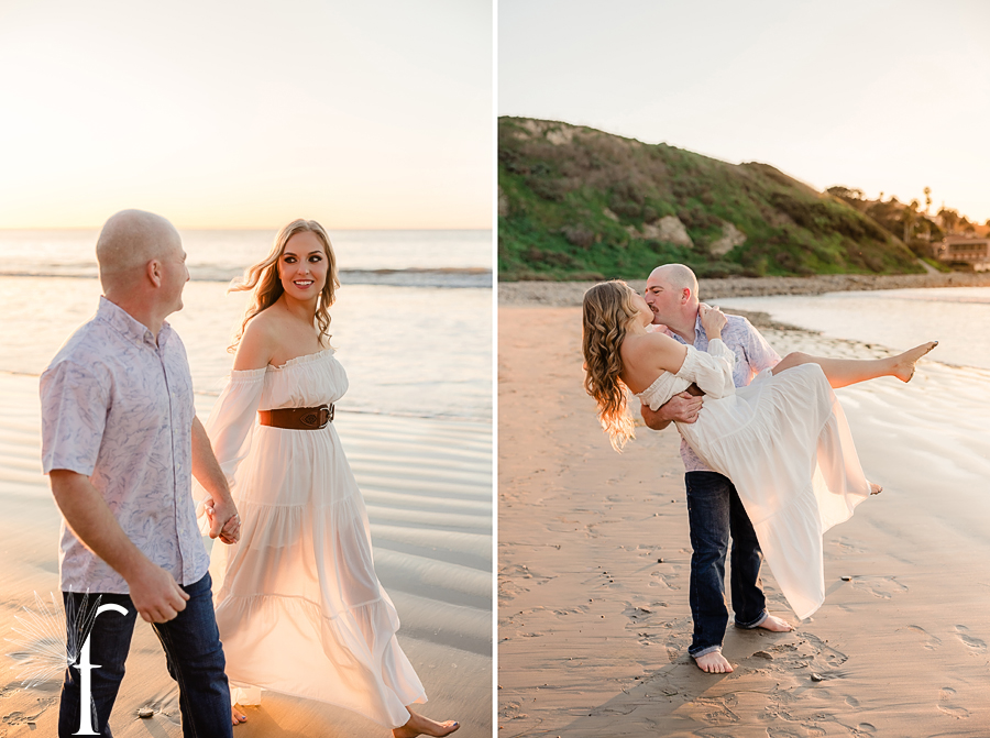 Palos Verdes Beach Engagement | Savannah & Burt 