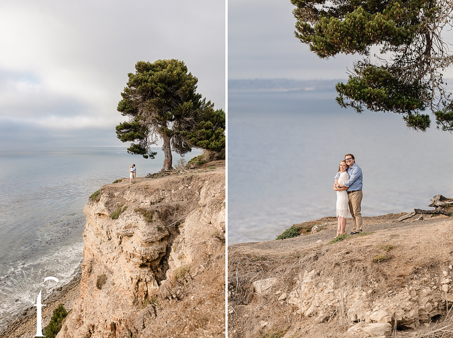 Cliff Engagement Palos Verdes | Sarah & Rob