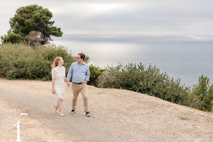 Cliff Engagement Palos Verdes | Sarah & Rob