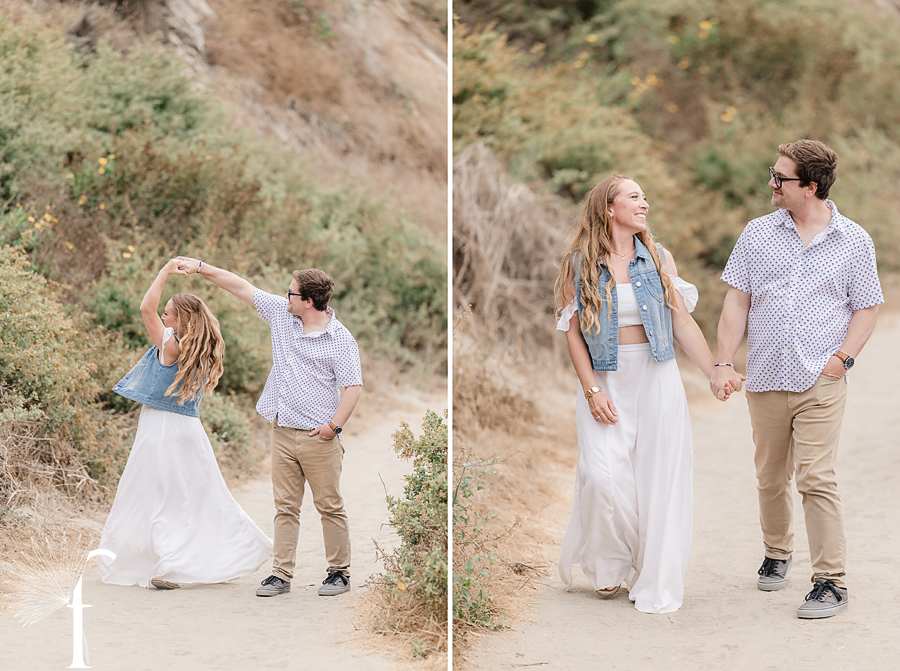 Cliff Engagement Palos Verdes | Sarah & Rob