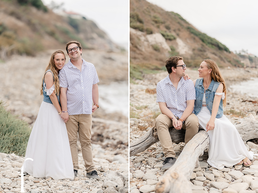 Cliff Engagement Palos Verdes | Sarah & Rob