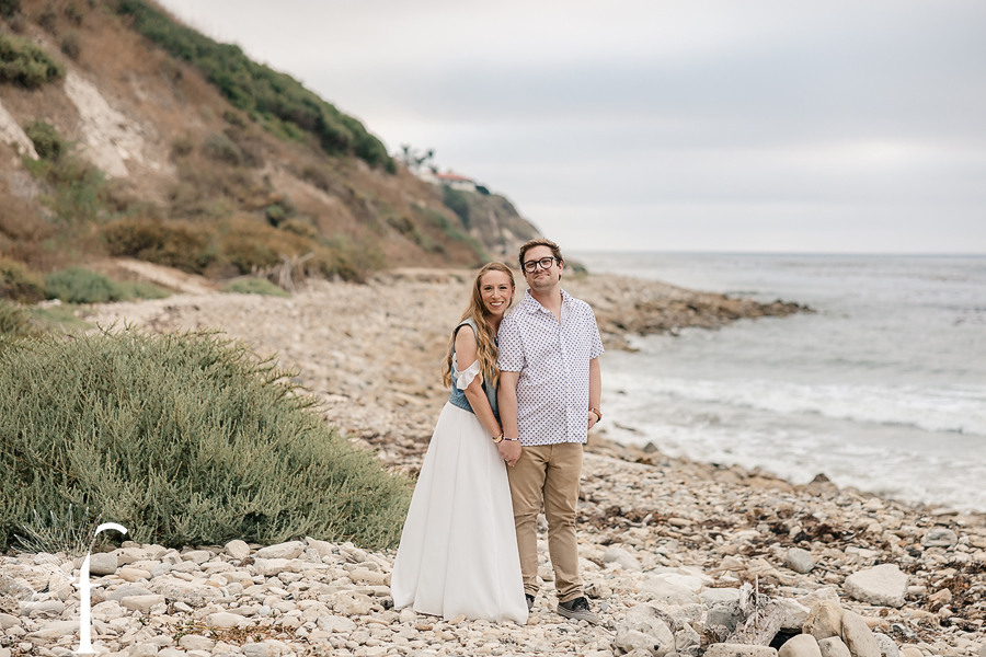 Cliff Engagement Palos Verdes | Sarah & Rob