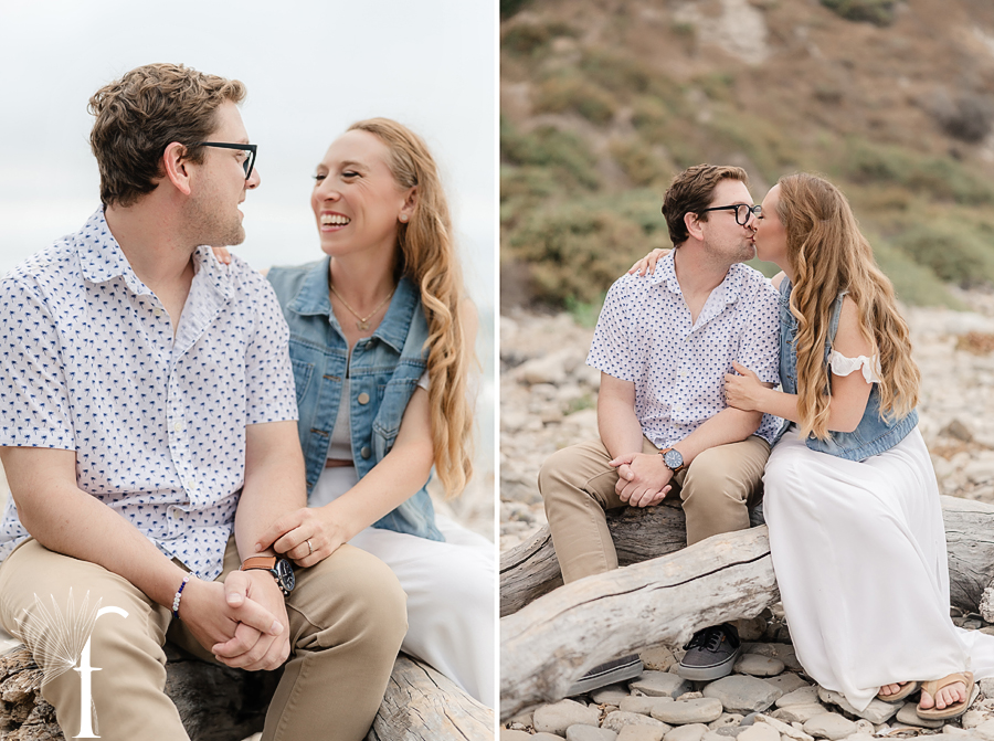 Cliff Engagement Palos Verdes | Sarah & Rob