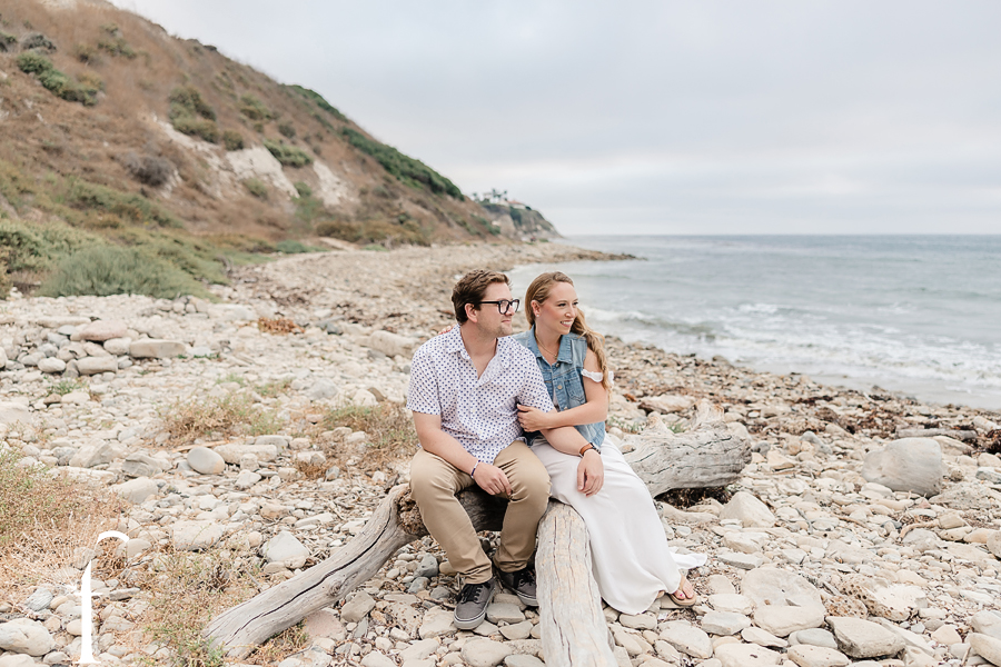 Cliff Engagement Palos Verdes | Sarah & Rob