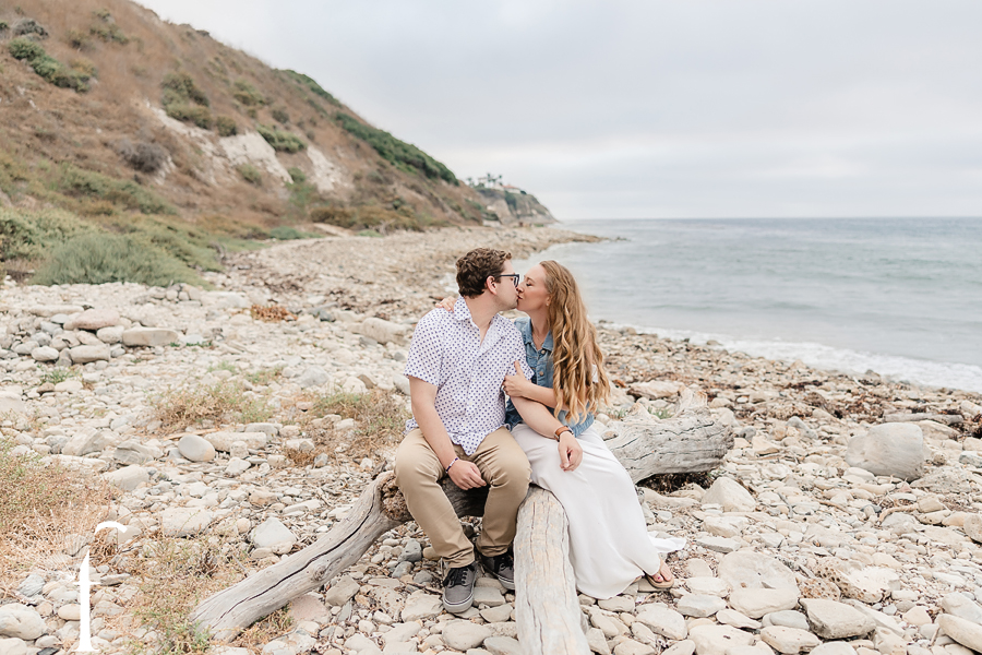 Cliff Engagement Palos Verdes | Sarah & Rob