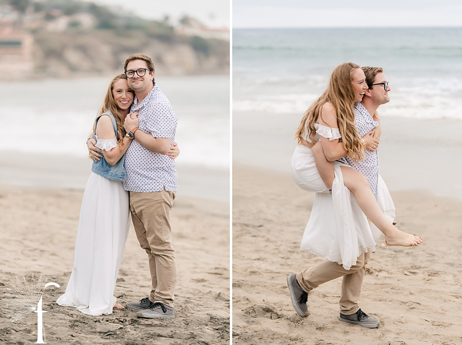 Cliff Engagement Palos Verdes | Sarah & Rob