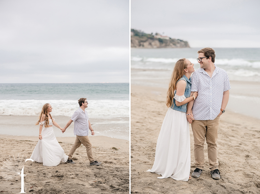 Cliff Engagement Palos Verdes | Sarah & Rob